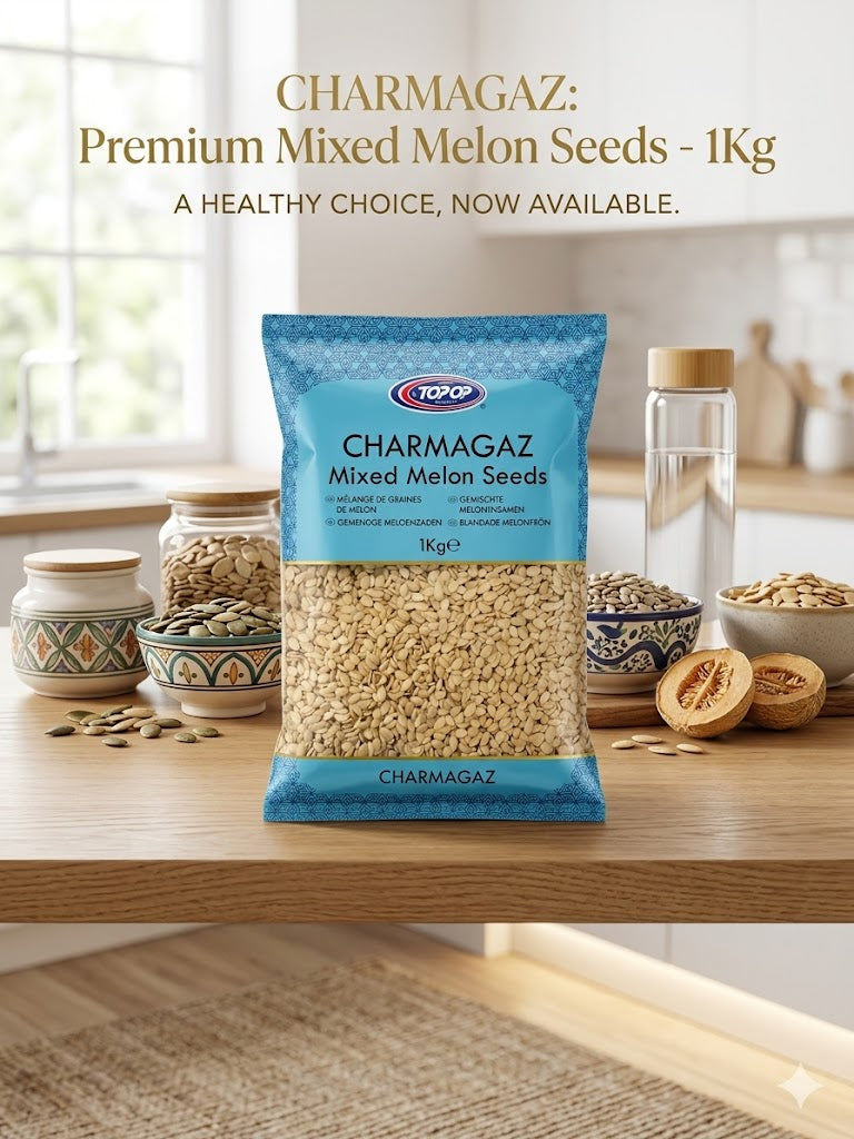 Top Op Charmagaz: Premium Mixed Melon Seeds - 1kg