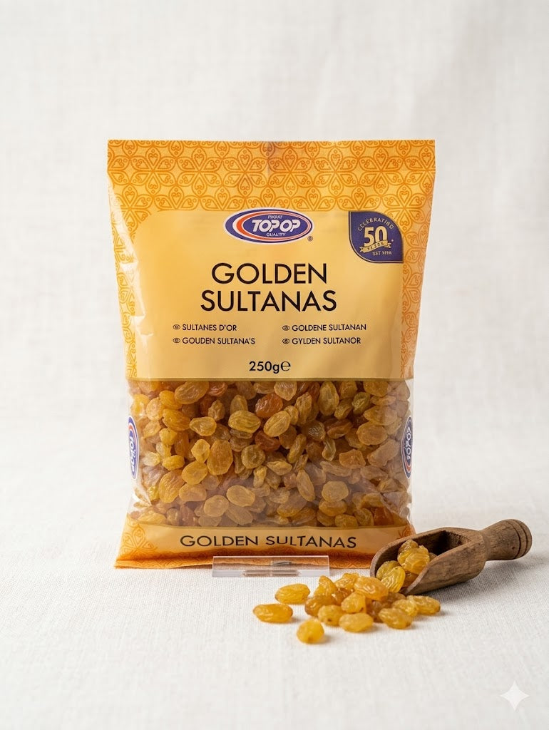 Top Op Premium Golden Sultanas - 250g