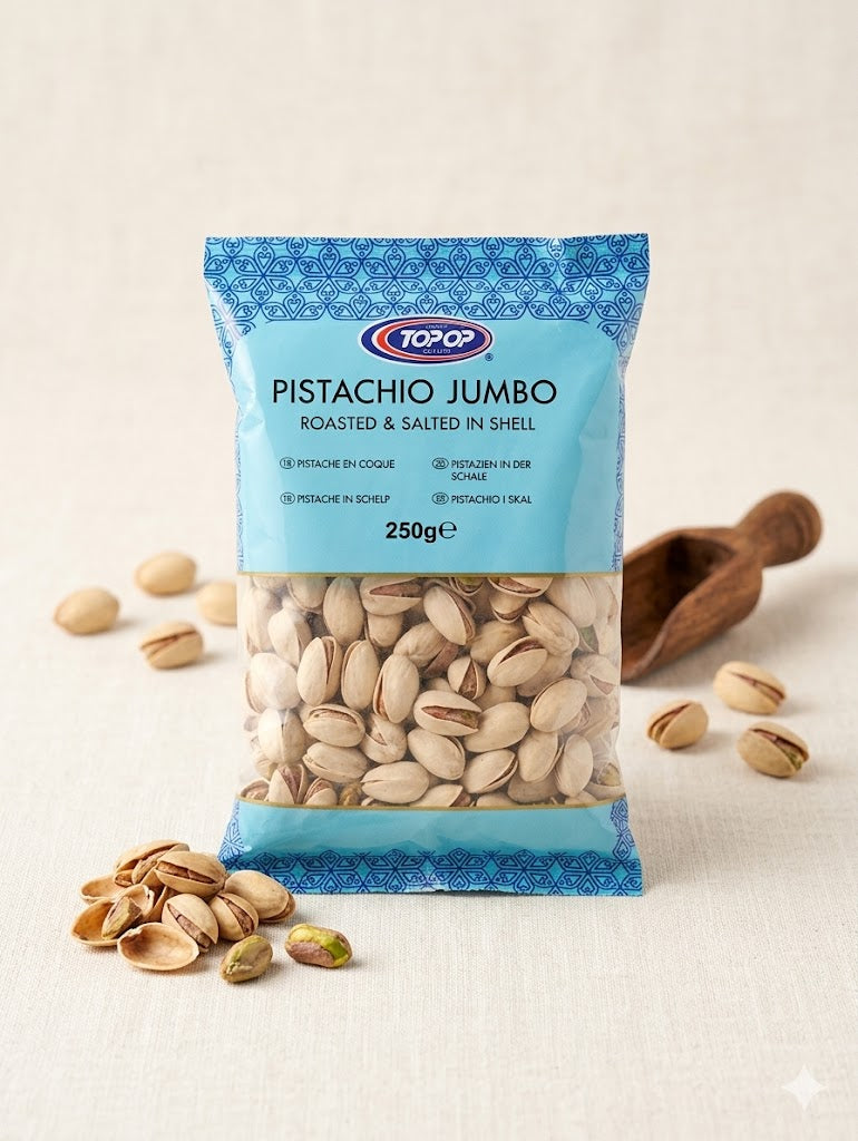 Top Op Jumbo Pistachios Roasted & Salted - 250g