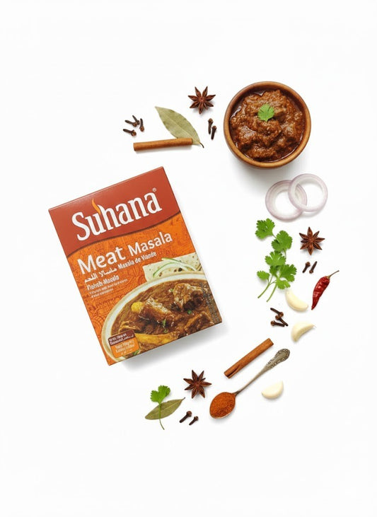 Suhana Meat Masala Spice Mix (3 x 100g Pack) - Rich & Flavorful Indian Red Meat